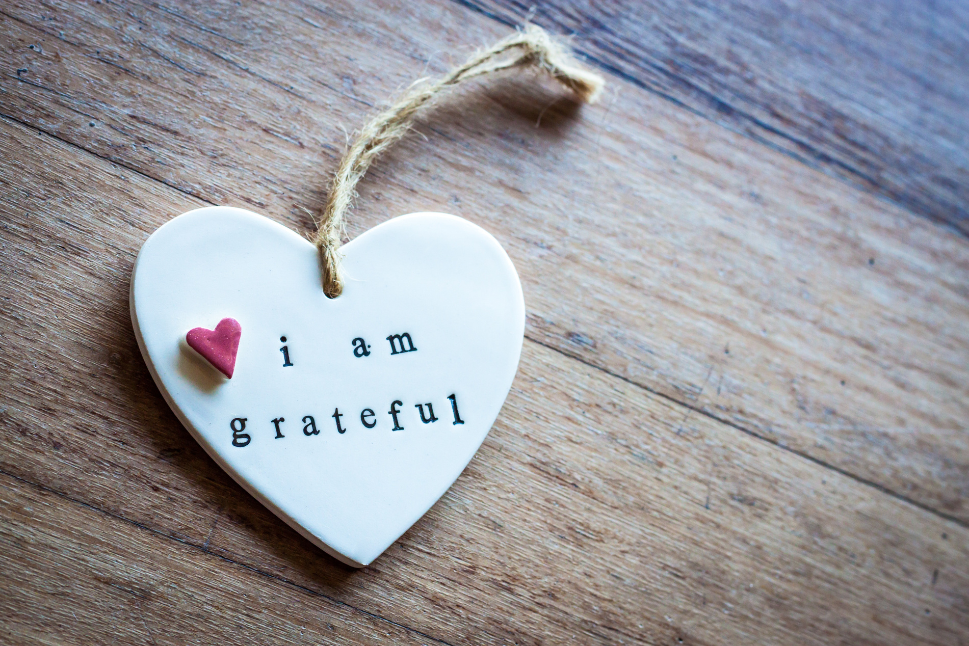 Wooden Heart with a Message